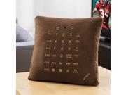 Journey s Edge 6 Device Universal Pillow Remote Control Brown
