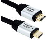 FORSPARK High Speed Ultra Short HDMI Cable 8ft with Ethernet Full HD Supports 4K 3D 1080p Full HD Latest Version Silver Case