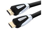 FORSPARK High Speed Ultra HDMI Cable 25Feet with Ethernet Full HD Supports 4K 3D 1080p Full HD Latest Version Black Case