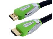 FORSPARK High Speed Ultra HDMI Cable 25ft with Ethernet Full HD Supports 4K 3D 1080p Full HD Latest Version Green Case