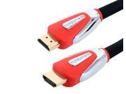 FORSPARK High Speed Ultra HDMI Cable 32ft with Ethernet Full HD Supports 4K 3D 1080p Full HD Latest Version Red Case