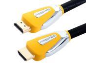 FORSPARK 5ft 4K HDMI 2.0 Ultra Premium High Speed HDMI Cable 26AWG with Ethernet Support 3D 4K 1080P for Apple TV 3D Gaming Xbox PS3 Yellow Case