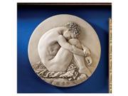 Young Man Beside the Sea Natural Bonded Marble Wall Roundel
