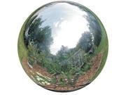 Rome 8 inch Silver Stainless Steel Gazing Globe
