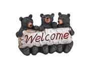 Black Bear Cubs Welcome Statue