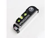 Super Pratical Laser Level Horizon Vertical Measure Tape 8FT Aligner Multipurpose Bubbles Ruler Brand New