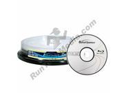 New 10 pcs Optical Quantum 4x 25GB Blue Blu ray BD R Logo Top Blank Media Discs