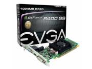 NEW EVGA Video Card nVidia GeForce 8400GS 1GB DDR3 VGA DVI HDMI PCI E 01G P3 1302 LR