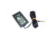 Practical Aquarium LCD Electronic Thermograph Digital Thermometer Fish Tank Water Detector High Quality