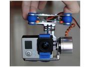 High Quality DJI Phantom Brushless Gimbal Camera Frame 2*Motors Controller Gopro3 xiaoyi FPV Silver