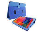 Snugg Galaxy NotePRO 12.2 Case Cover and Flip Stand in Electric Blue Leather