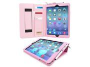 Snugg iPad Air Card Slot Executive Case in Candy Pink Leather
