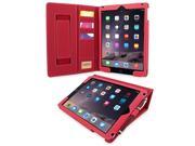 Snugg iPad Air 2 Card Slot Executive Case in Red Leather