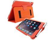Snugg iPad mini 3 Case in Orange Leather