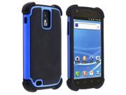eForCity Hybrid Armor Case Compatible with Samsung© Galaxy S II T Mobile T989 Black Blue