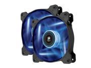 Corsair Air Series AF120 LED Quiet Edition High Airflow Fan Twin Pack Blue CO 9050016 BLED