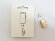 SNAP Magnetic Charging Adapter Use Connect for Apple Lightning 8 PIN Cable Magnet Charger Connector Gold Color 1 piece