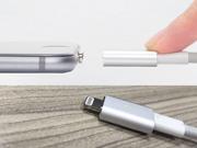 New Aluminum Magnet Connector Lightning Charging Data Adapter For Apple iPhone iPad iPod Pink one piece