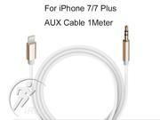 For iPhone 7 7 Plus Lightning 8 Pin to 3.5mm Aux Cable Male to Male Premium Audio Stereo Cable for iPhone 7 6 5 to Headphone Speaker Car Aux Adaptor 1 Mete