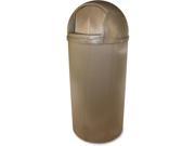 Receptacle In Outdoor Bullet 21 Gal Brown