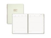 WorkStyle Take Care Weekly Monthly Planner 8 1 2 x 11 Pistachio 2017
