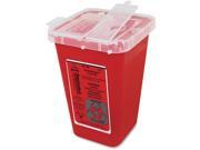 Sharps Container 6.75 x5 x4.5 1QT 100 CT Red