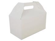 Carryout Barn Boxes 9 1 2 x 5 x 5 White 125 Carton