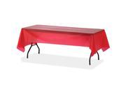 Plastic Tablecover 54 x108 24 CT Red