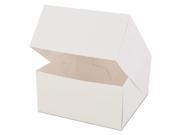 Window Bakery Boxes White Paperboard 6 x 6 x 3 200 Carton