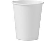 SCC 370W Polycoated Hot Paper Cups 10 oz White