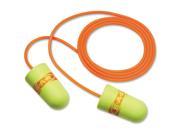 3M EÂ·AÂ·Rsoft SuperFit Single Use Earplugs Corded 33NRR Yellow Red