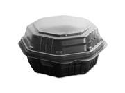 OctaView Hinged Lid HF Containers Black Clear 6.3 x 3.1 x 1.5 200 Carton