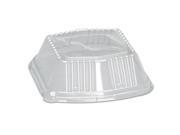 Plastic Dome Lid Clear Square 7 1 10 x 7 1 4 x 2 1 4 125 PK 4 PK CT