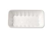 Supermarket Trays White Foam 10 3 4 x 5 3 4 x 2 125 Bag 2 Bags Carton