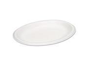 Celebrity Foam Platters 11.5 x 8.5 White 125 PK 4 PK CT