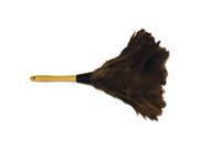 Boardwalk UNS14FD Professional Ostrich Feather Duster Gray 14 Inch Wood Handle