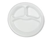 Center Piece Laminated Foam Dinnerware Plate 9 White 125 Bag 4 Bags Carton