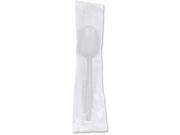 Plastic Spoons Ind Wrapped Med Wght 1000 CT WE