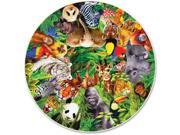 wild Animals Round Puzzle 500 Pcs MI
