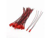 Topwin 20 Pairs JST Male Female Connector 200mm 22AWG Wire for RC Plane Battery