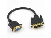 Topwin 30cm DVI 24 5 Male to VGA Female M F Adapter Cable Video Monitor Converter