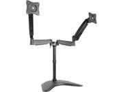 VIVO STAND V002B Dual Monitor Gas Spring Free Standing Mount Deluxe Stand Fits 2 Screens 13 27
