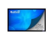 QualGear 16 9 Fixed Frame Projector Screen 92 Inch High Contrast Gray 0.9 Gain QG PS FF6 169 92 G