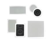 Theater Solutions TST55 In Wall and In Ceiling 1150W Home Theater 5.1 Speaker System