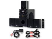 Acoustic Audio AA5104 Home Theater 5.1 Speaker System with Bluetooth and 2 Extension Cables