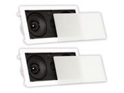 Theater Solutions LCR525 In Wall Speakers Compact Home Theater 2 Speaker Set