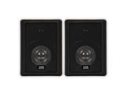 Acoustic Audio AA151B Indoor Outdoor 2 Way Speakers Black Mountable Pair