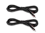 Podium Pro 2RCA1 Two 25 RCA Extension Cables Home or Pro Audio