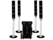 Acoustic Audio AAT1000 Tower 5.1 Home Theater Speaker System with 8 Powered Subwoofer