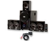 Acoustic Audio AA5160 Home Theater 5.1 Speaker System with FM Tuner and Bluetooth Multimedia